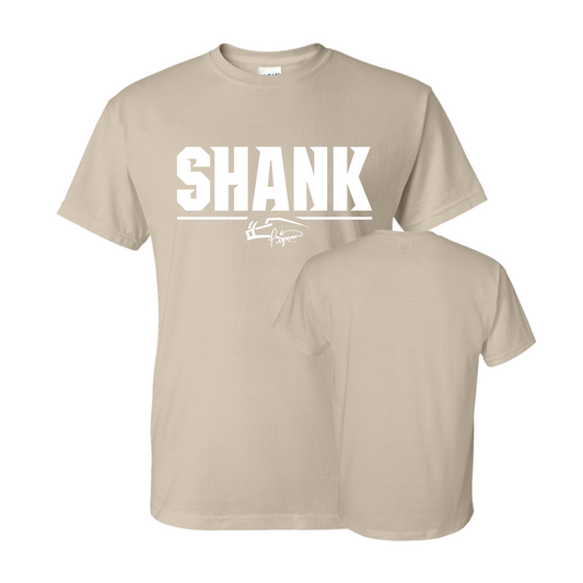 SHANK Signature Logo Tee | Sand