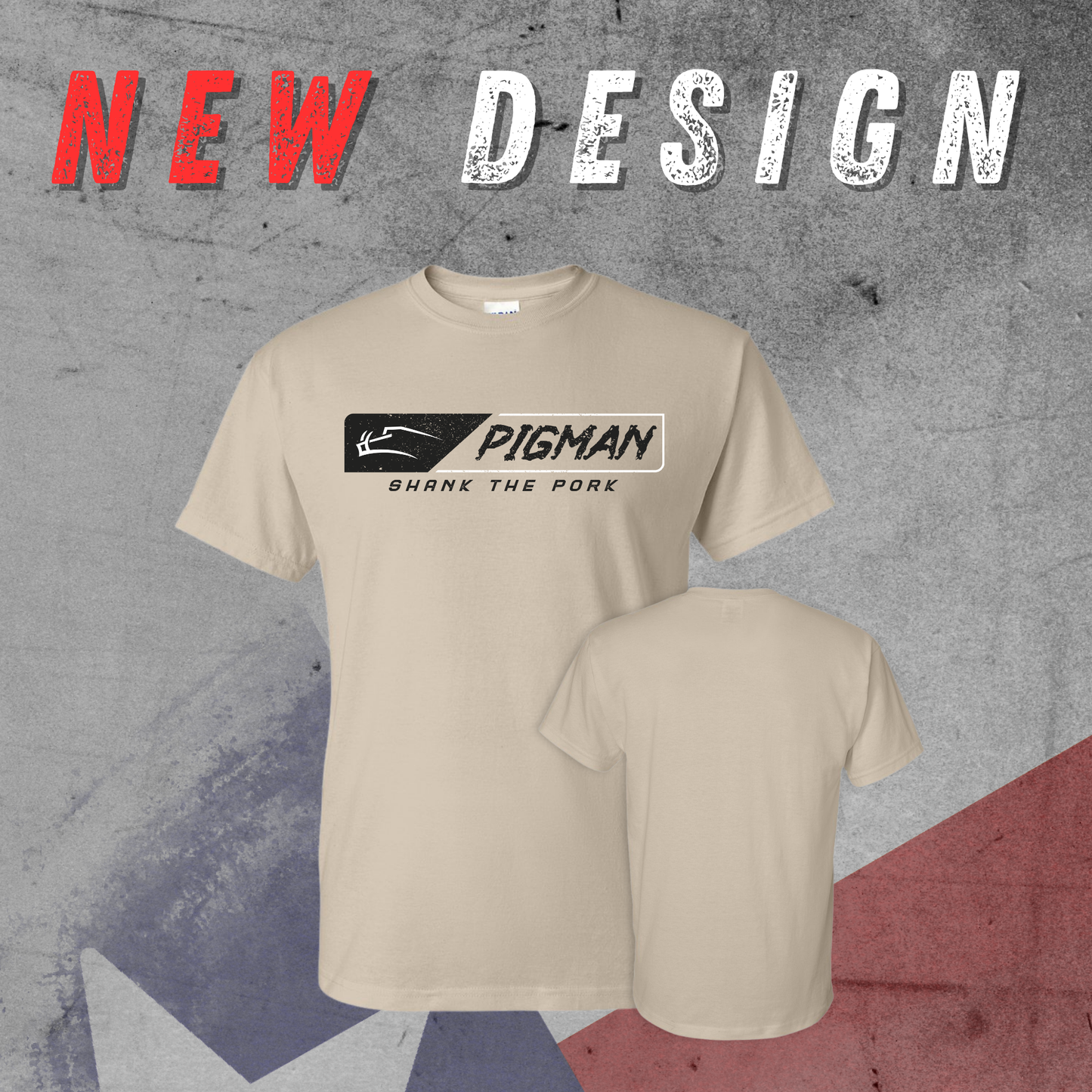 Pigman Grunge + Logo | Sand
