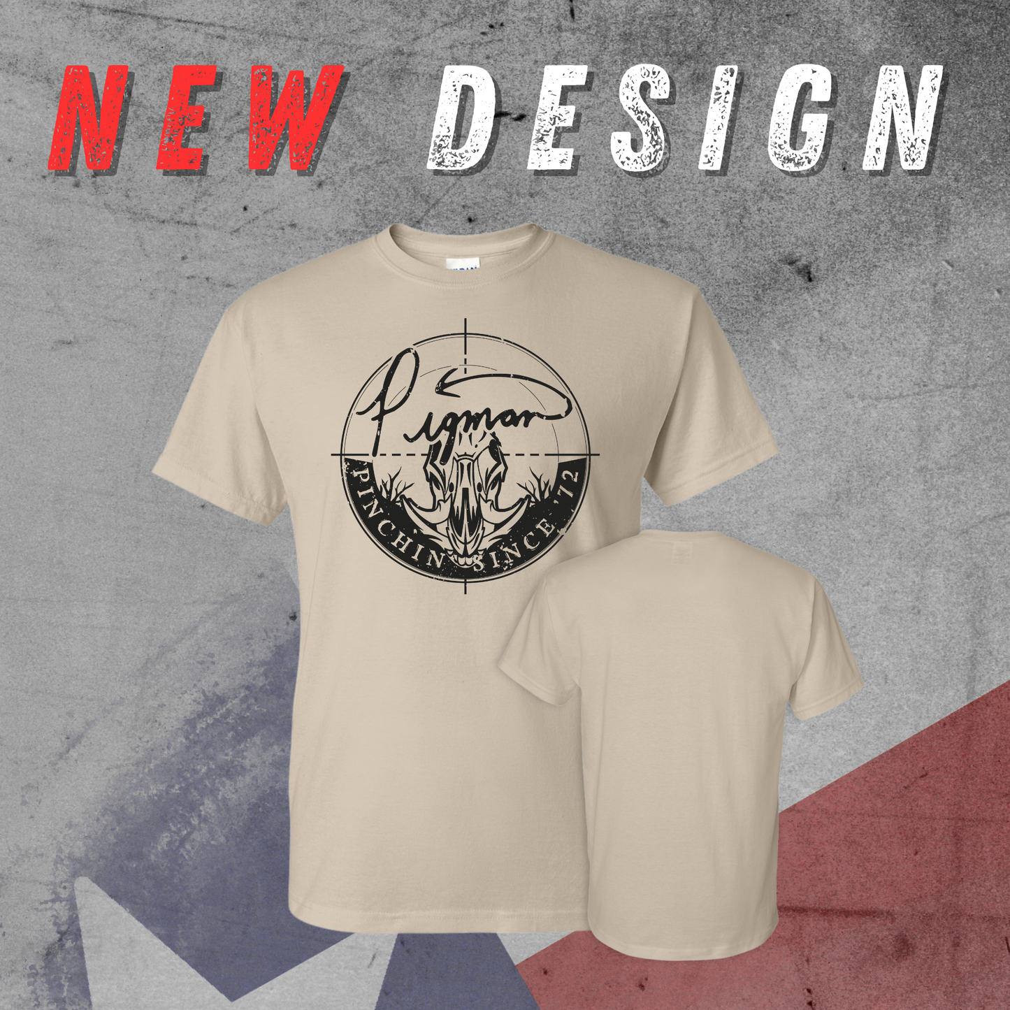 Hog Skull + Signature | Sand
