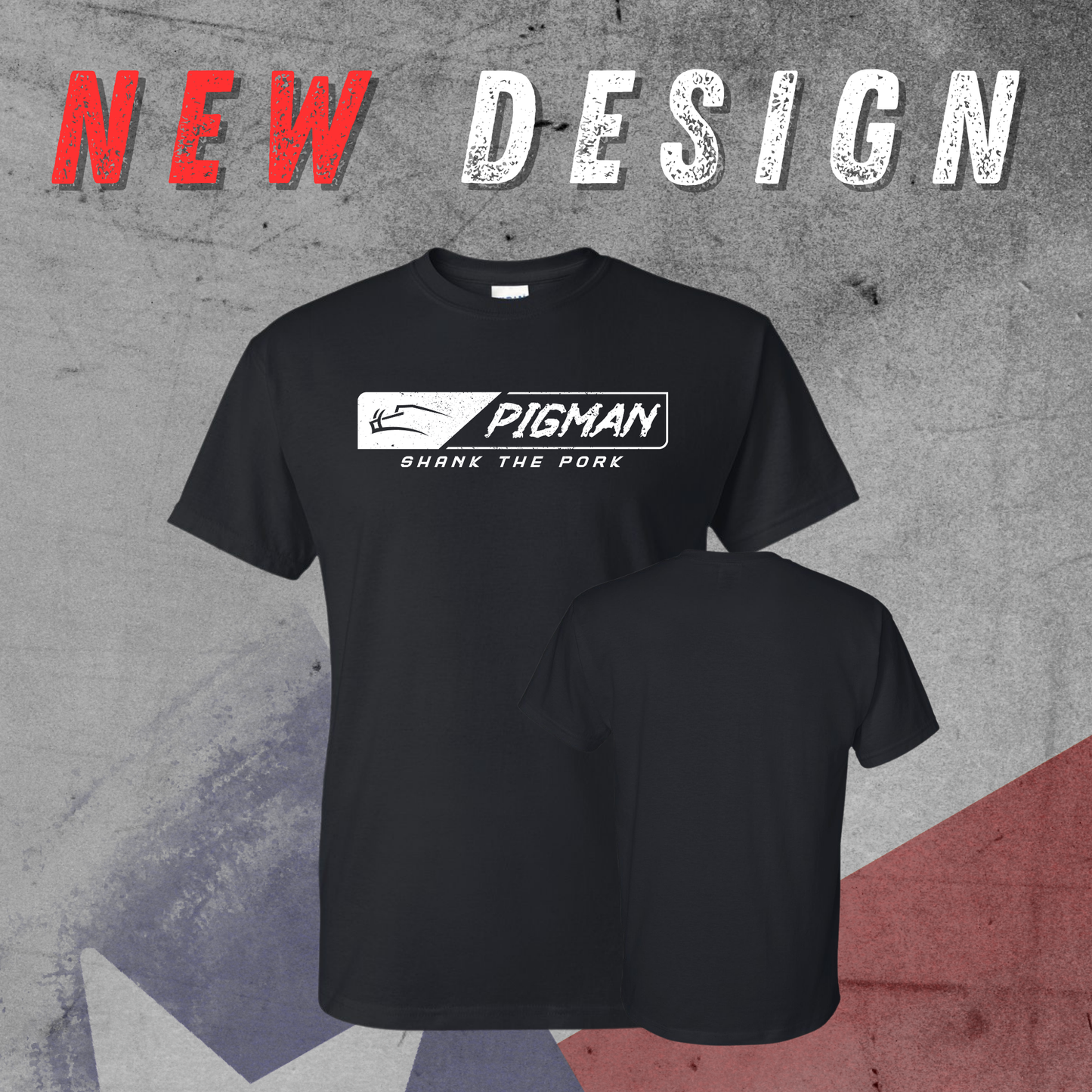 Pigman Grunge + Logo | Black