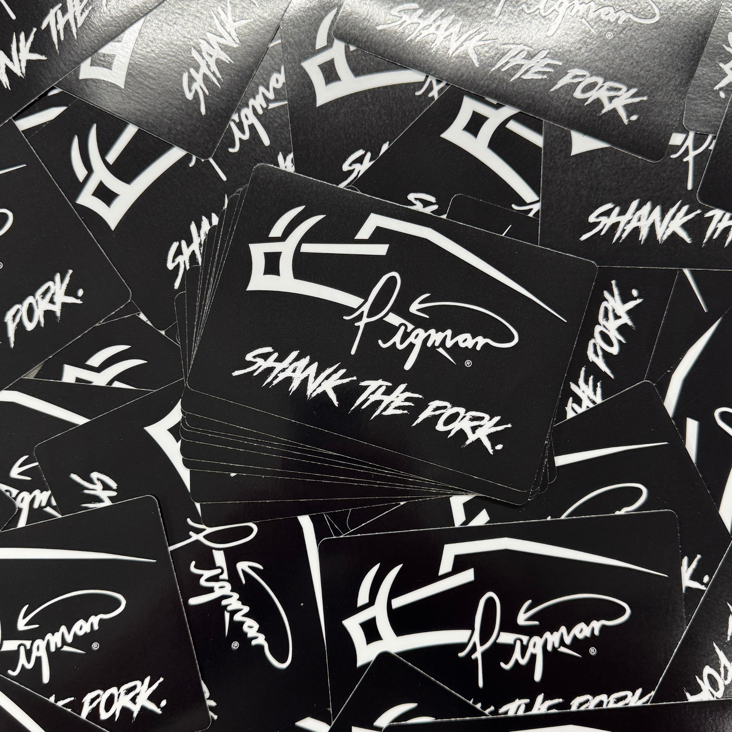 6" Pigman Signature Series Decal | White