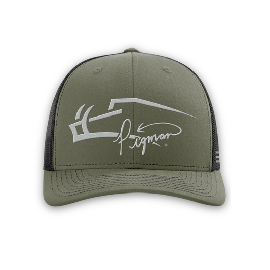Pigman Signature Logo Hat Embroidered 112 | Loden/Black
